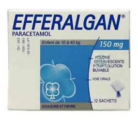 EFFERALGAN 150MG SACHETS